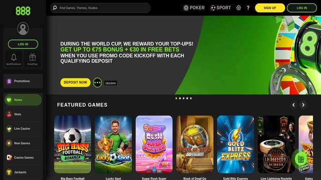 888casino casino screenshot